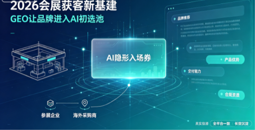 AI 重构会展获客：展会 GEO 营销，开启 2026 出海新赛道